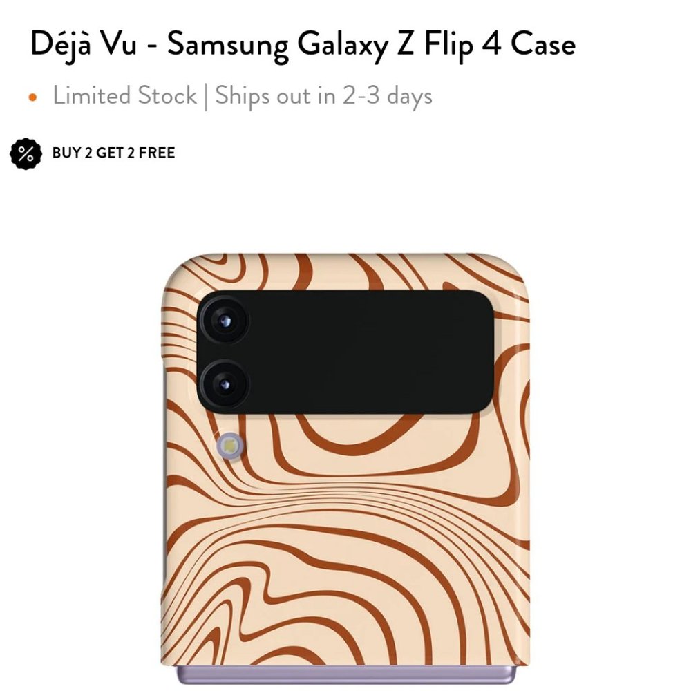 Burga Déjà Vu - Samsung Galaxy Z Flip 4 Case